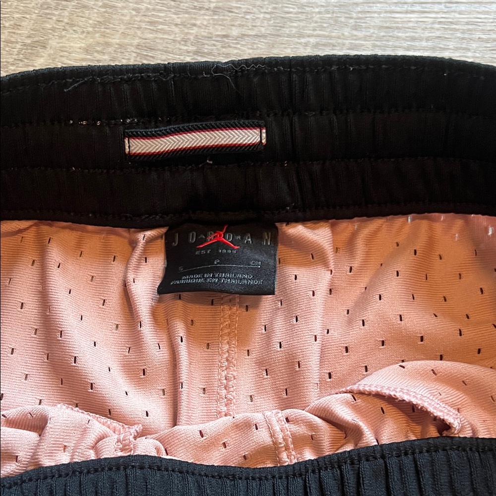 Jordan Athletic Shorts in Pink and Black - Picture 2 of 7